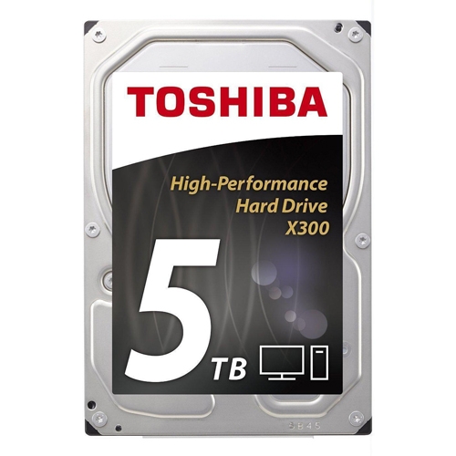 HDD 5000Gb Toshiba X300, 128Mb, SATA III 7200 rpm BOX (original) скоростной