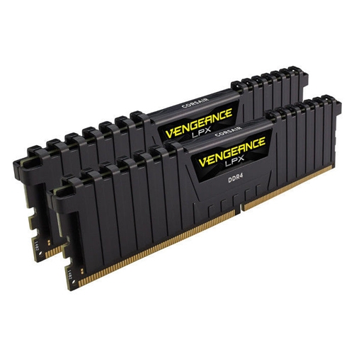 Dual Kit DDR4 32Gb Corsair Vengeance LPX 32GB (2x26GB) DDR4 DRAM 2666MHz (PC4-21300) Memory Kit - Black