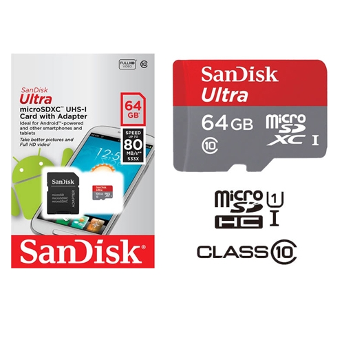 SanDisk Ultra 64GB microSDXC