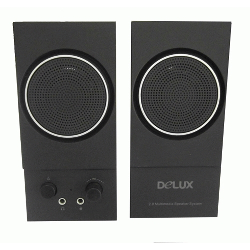 Speaker Deluxe DLS-2013U (black) USB (с входом для наушников)