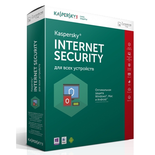 Kaspersky Internet Security 2-Device 1 year Base